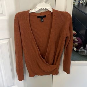 Burnt orange sweater! Size small!